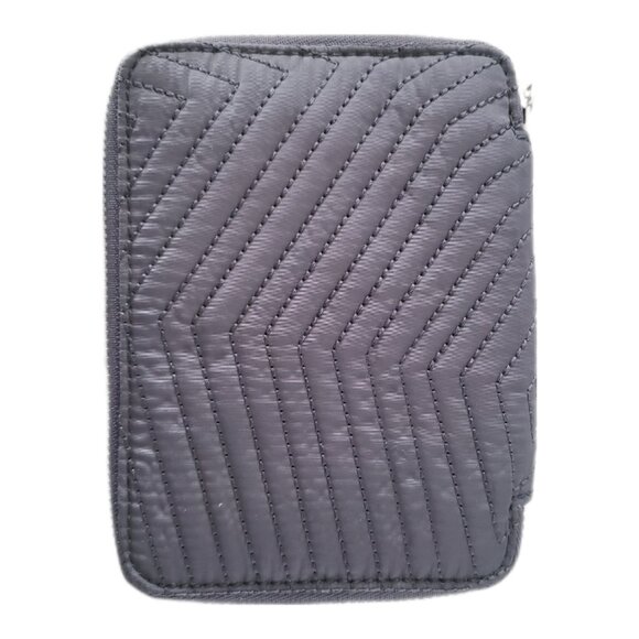 Armani Exchange Wallet - Grey Canvas Zip Around - Picture 2 of 4